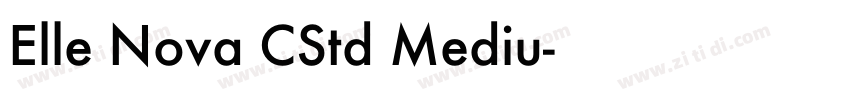 Elle Nova CStd Mediu字体转换